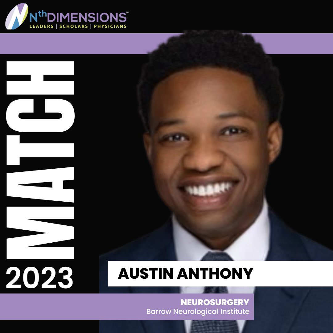 Congratulations!

#nthmatch #nthmatch2023 #matchweek #match2023 #LiftingAsWeClimb #NthAlumni #NthDimensions #NthFam4Life #diversityinmedicine #ilooklikeadoctor #DiversityMatters #Ioperatelikeagirl #Residents #MATCHWEEK