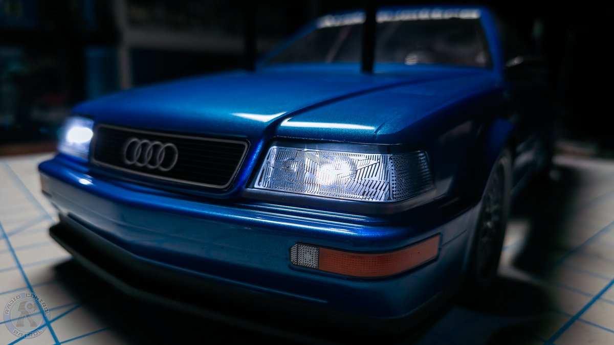 RcPatrol's tweet photo. The #RC #AUDI is looking good with the light buckets installed. Yessir!

#rc #rccar #rcaudi #rconroad #rchobby #rcfun #goodtimes #tamiya #tt02 #kitbuild #rcpatrol https://t.co/2DGCLV1yL1