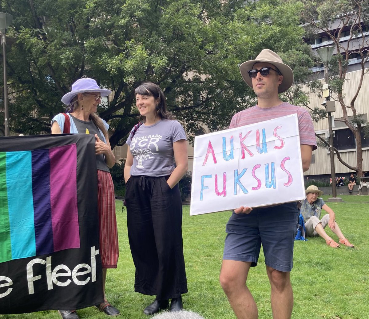 kayjaypears's tweet photo. Say no to #AUKUS. Yes to #peace, #health, #jobs, #safeclimate. ⁦@MAPW_Australia⁩ https://t.co/QvJnvFvxrS