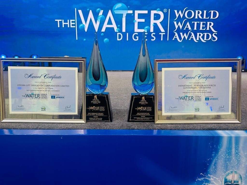 sdpuspendra's tweet photo. Upper Indravati Lift Irrigation Project in Kalahandi district has been awarded Best Infrastructure Pioneer Project by Water Digest body at New Delhi for exemplary work in the field of water conservation and management. https://t.co/53K9mrrPEA