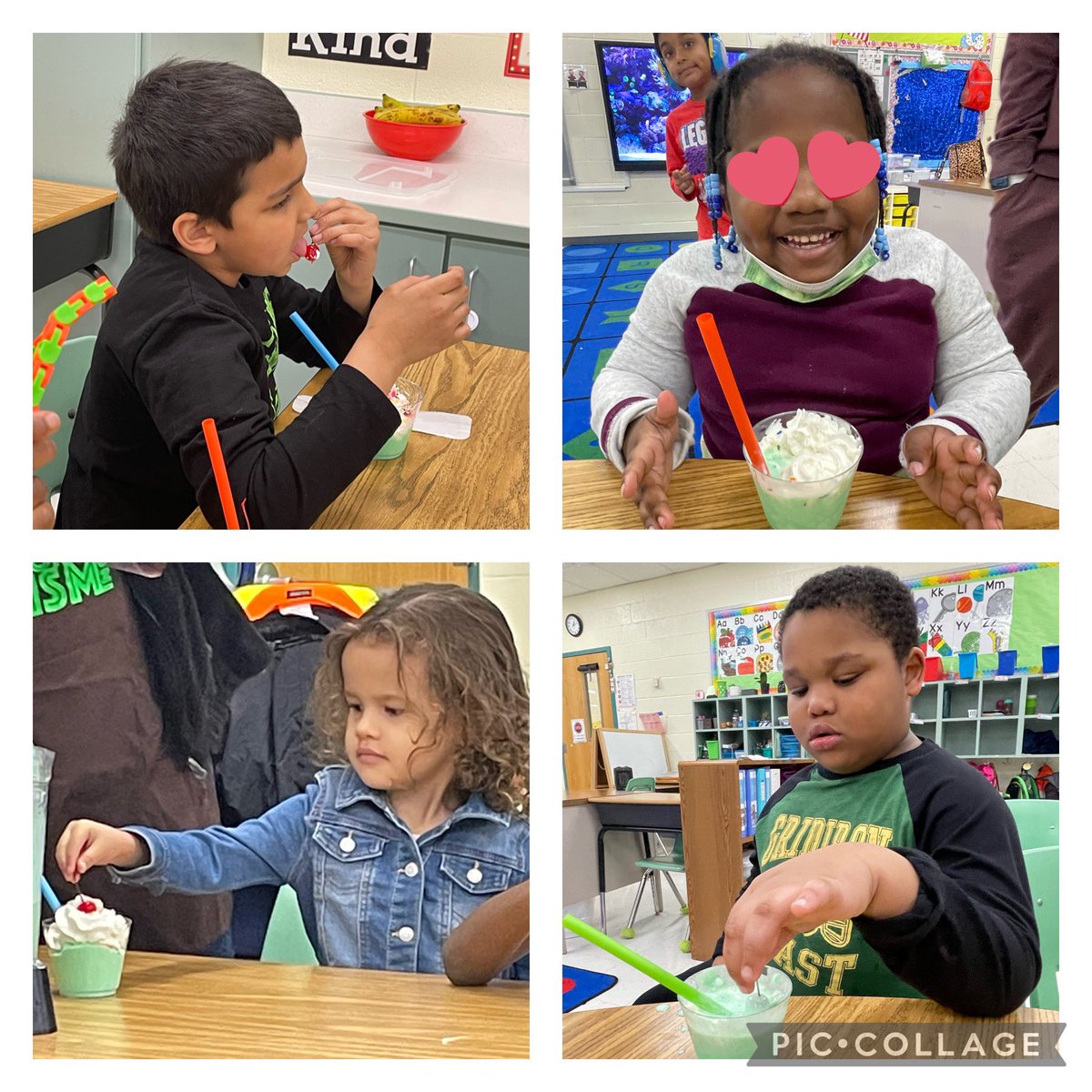 kdicarlo_MWES's tweet photo. The luck oβ the Irish was with us today in rooms 101 & 102! π We started with a visit from @LDMcDade & @DianaGulotta & ended with shamrock shakes for #CookingFriday. Thanks for the visit Dr. McDade! π @PWCSNews @Principal_MWES @kgeorge_mwes #MWESExcellentTogether #5Dens1Pride https://t.co/wKCW50vJ9c