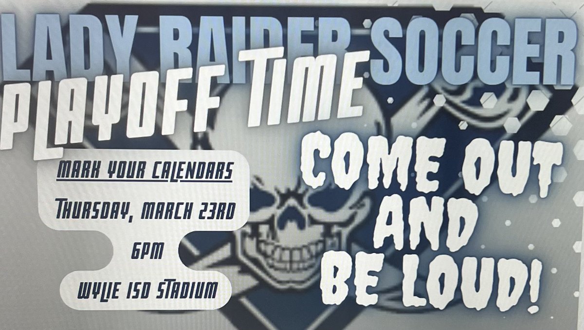 WELadyRaiderSoc's tweet photo. It’s Playoff Time for Lady Raider Soccer! 23-0-0 on the year but pumped for the POSTSEASON!! https://t.co/irJaLpm4o4