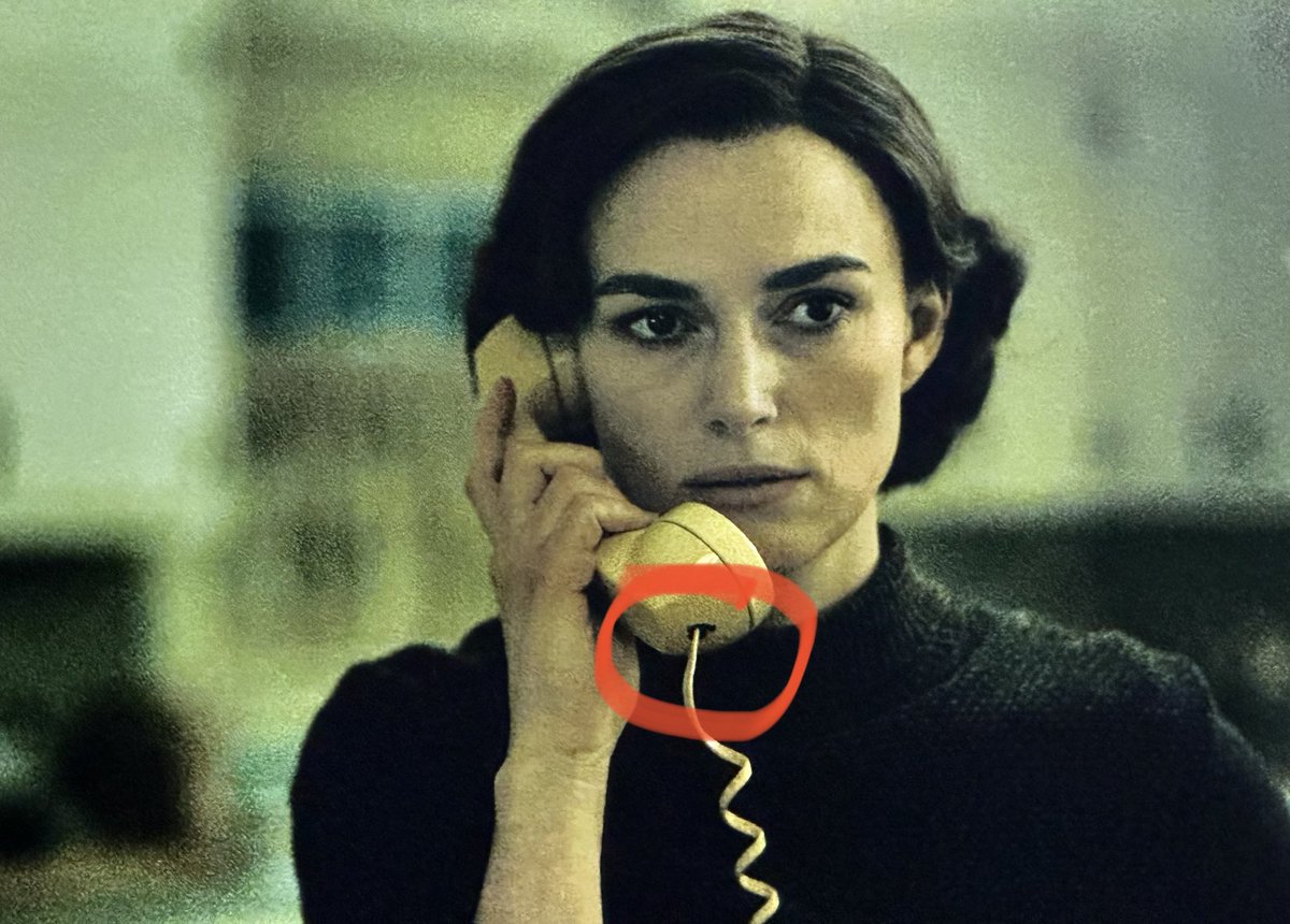 A production design note… In 1963, phone cords didn’t clip into the handset like this. #details