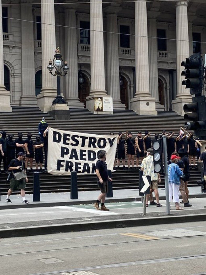 Protested today on the side of the street where there were no nazis doing nazi salutes. no terf at the Posie Parker rally can say that