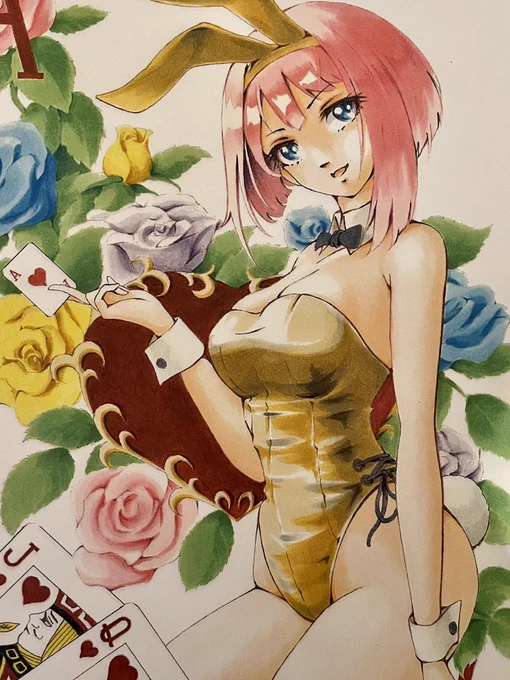 片付けしてたら出てきた。これはたしかバニー合同誌の時の修作… 