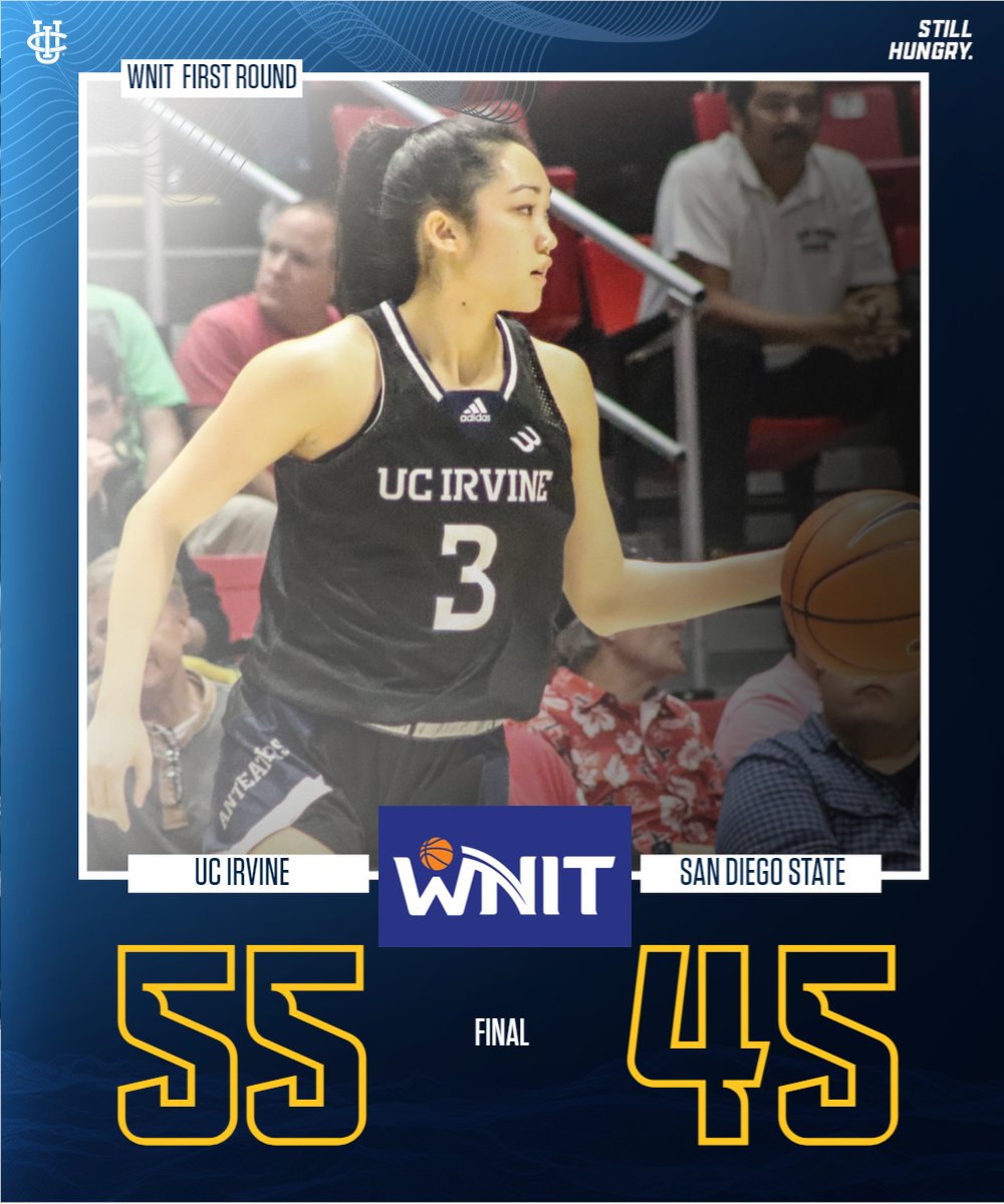 UCIwbb's tweet photo. 'Eaters are moving on to the second round of the @WomensNIT!! 👏👏👏

#TogetherWeZot | #StillHungry https://t.co/LrDKsNmsuO