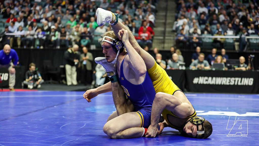 IAwrestle's tweet photo. Tanner Sloan is headed to the finals for @GoJacksWrestle 

Stand up Class 1A! 

#ncaawrestling https://t.co/yLnLx60eu5