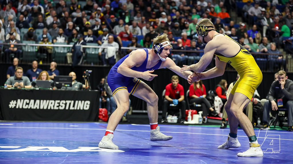 IAwrestle's tweet photo. Tanner Sloan is headed to the finals for @GoJacksWrestle 

Stand up Class 1A! 

#ncaawrestling https://t.co/yLnLx60eu5