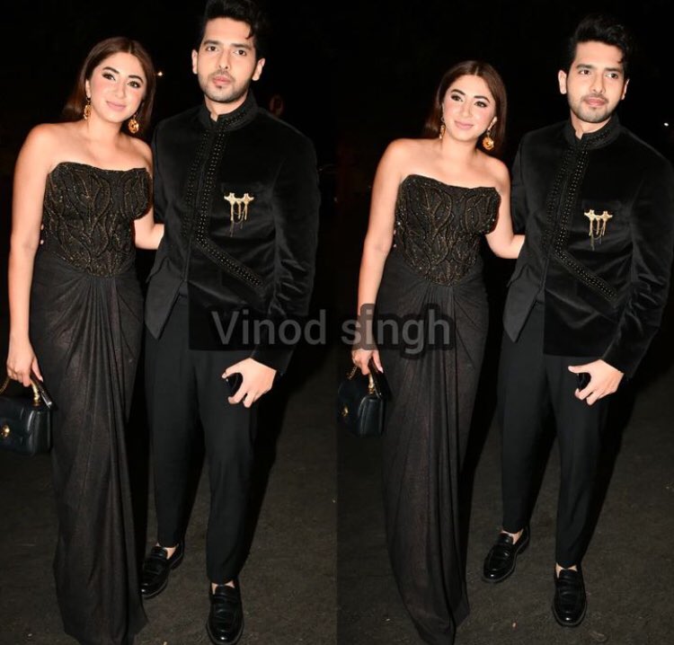 Aren’t they look likes a married couple? 😭😍🔥🥺🧿 #AashMaan 

At the opening of Shantanu Nikhil couture store in Kalaghoda