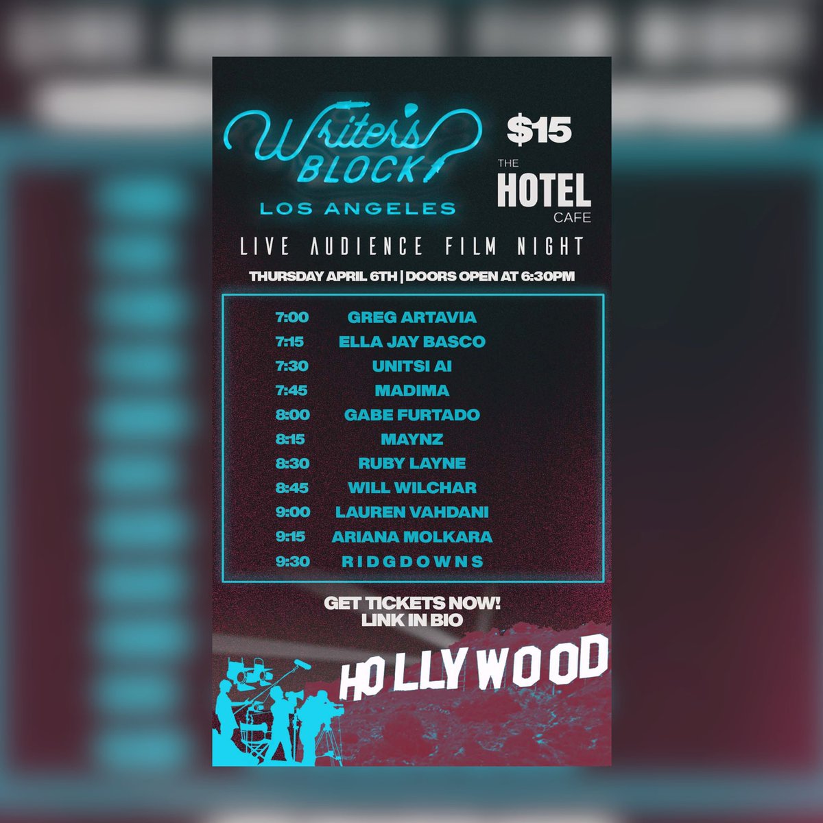 ridgdowns's tweet photo. Super excited to announced my FIRST EVER SHOW with my original music 🥰 April 6th @ The Hotel Cafe - buy your tix today https://t.co/oZKvgNyqEB https://t.co/ODmsuMfW4v