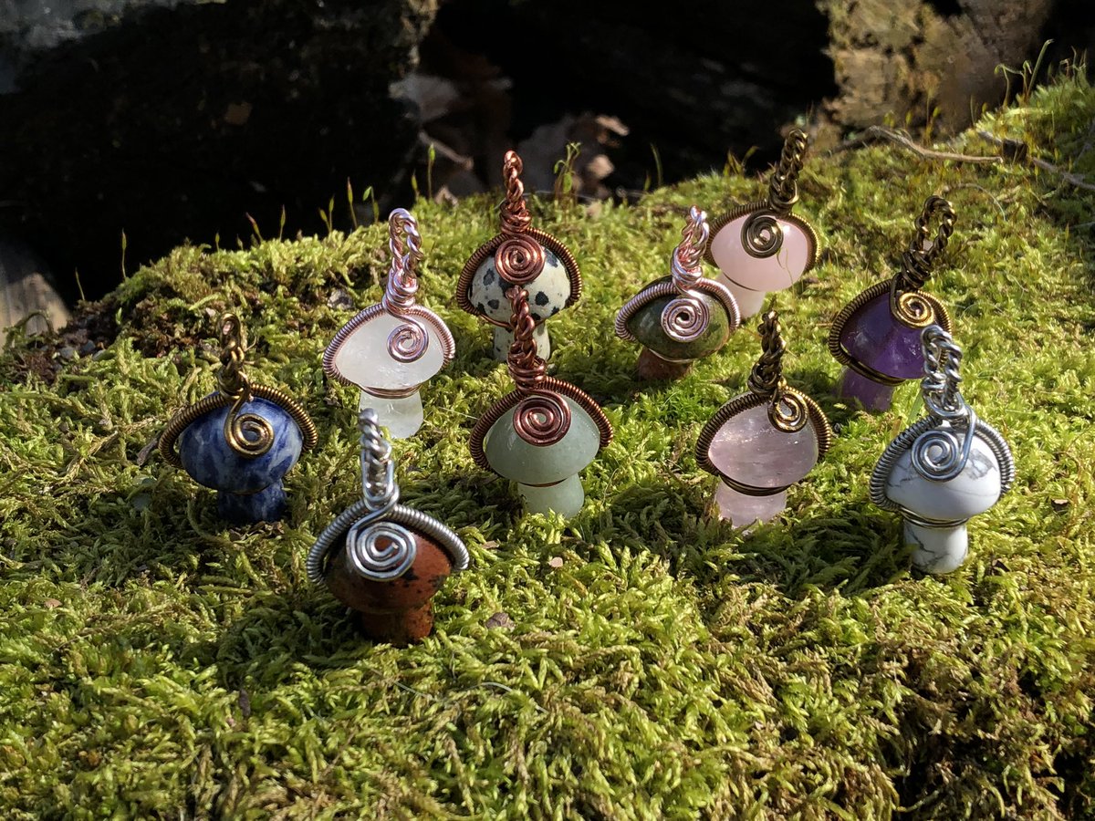 EvWiLo's tweet photo. The little mushroom pendants are now available! 🍄🥹💕 https://t.co/T2q9NH467e