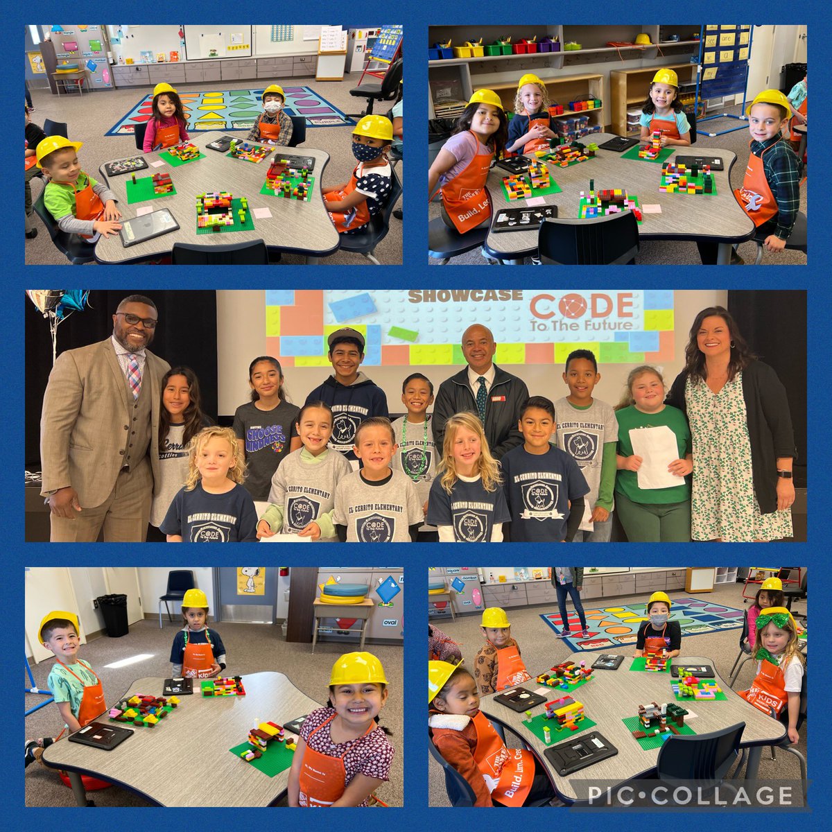 ECTK111's tweet photo. What an amazing Epic Showcase @elcerritolhcsd today! We had such a great turnout! These little construction workers built their dream houses and created and coded a room in their homes on Scratch Jr. @DrAntwonMartin @CodeToTheFuture @svehaug #scottiepride #tinybutmighty https://t.co/6u5hsk10RP
