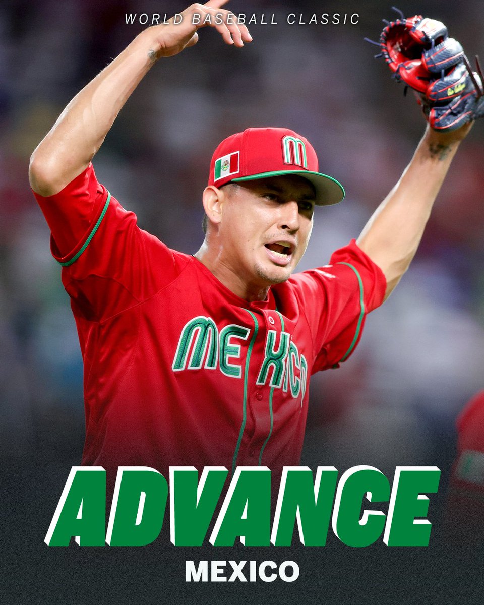 MEXICO STORMS BACK AGAINST PUERTO RICO TO ADVANCE TO THE SEMIFINALS 🇲🇽 #WorldBaseballClassic