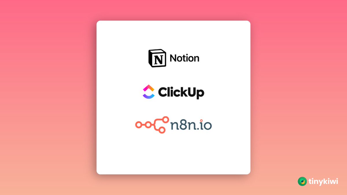 Here are some of the tools that are helping me manage my business:

- <a href="/NotionHQ/">Notion</a> for my CRM and knowledge base.
- <a href="/clickup/">ClickUp</a> for project management 
- <a href="/n8n_io/">n8n.io</a> for integration and automatization

Share your stack with me in the comments!

Shout out to <a href="/TinyKiwiApp/">TinyKiwi</a> great image editor