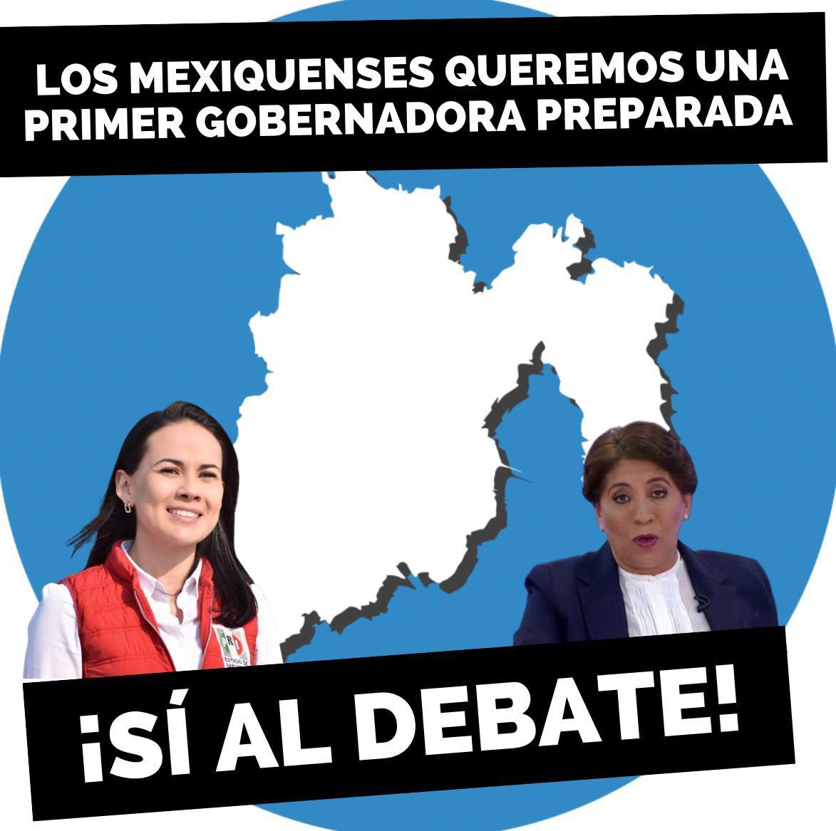 #SíAlDebateEdoMéx los jóvenes informados daremos nuestro voto solo a quien tenga  propuestas sólidas. @delfinagomeza  no te escondas y da la cara queremos escucharte si al debate que propone @AlejandraDMV