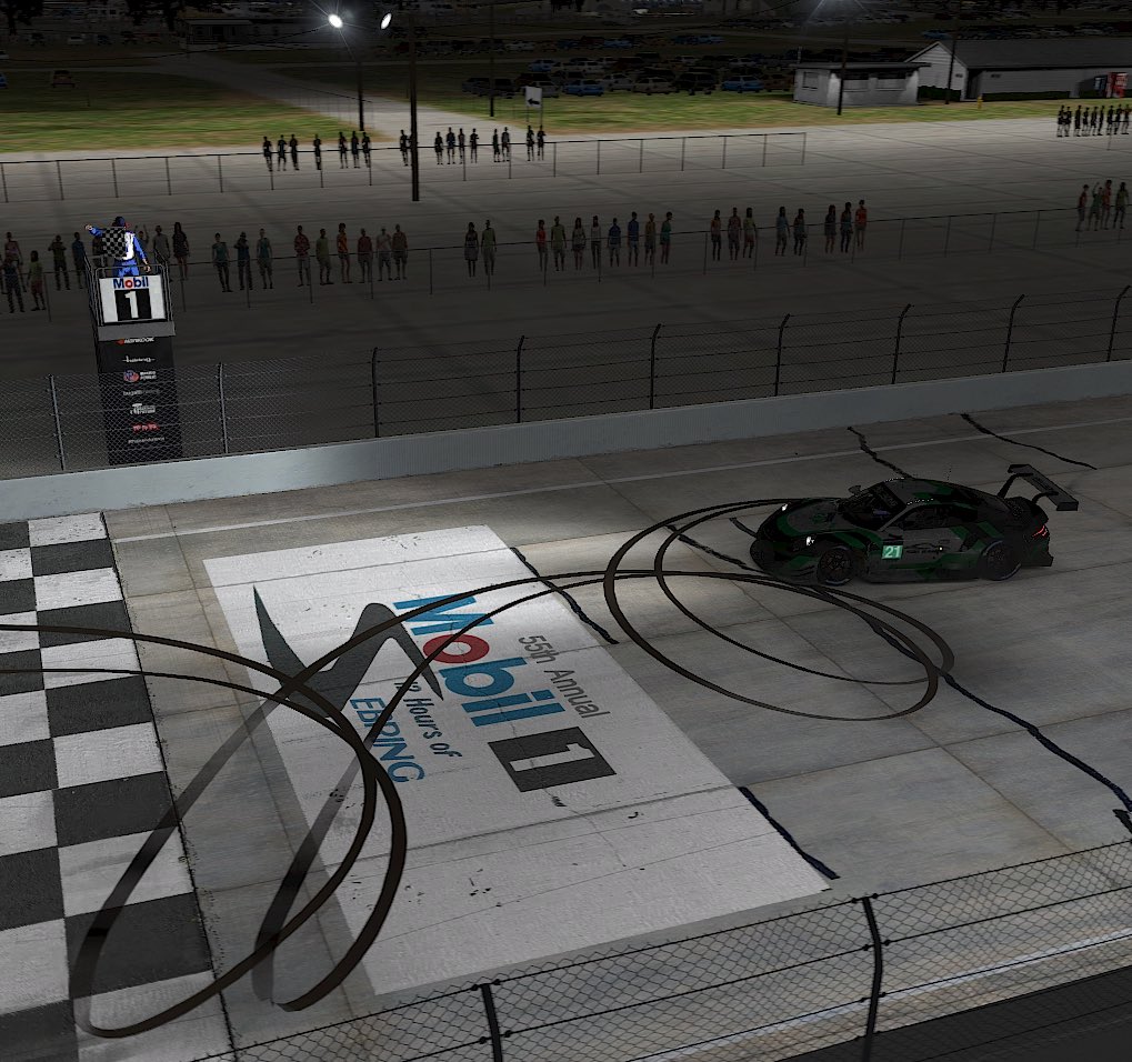 S_Hassett91's tweet image. Started P6 and managed to gap 2nd place by 28 seconds to get my first win in the @iRacing Euro Sprint Series driving the @apexracingac powered Porsche RSR. Thinking I might have to give the GTE class a shot this season. #Dub #Gapped #Endurance
