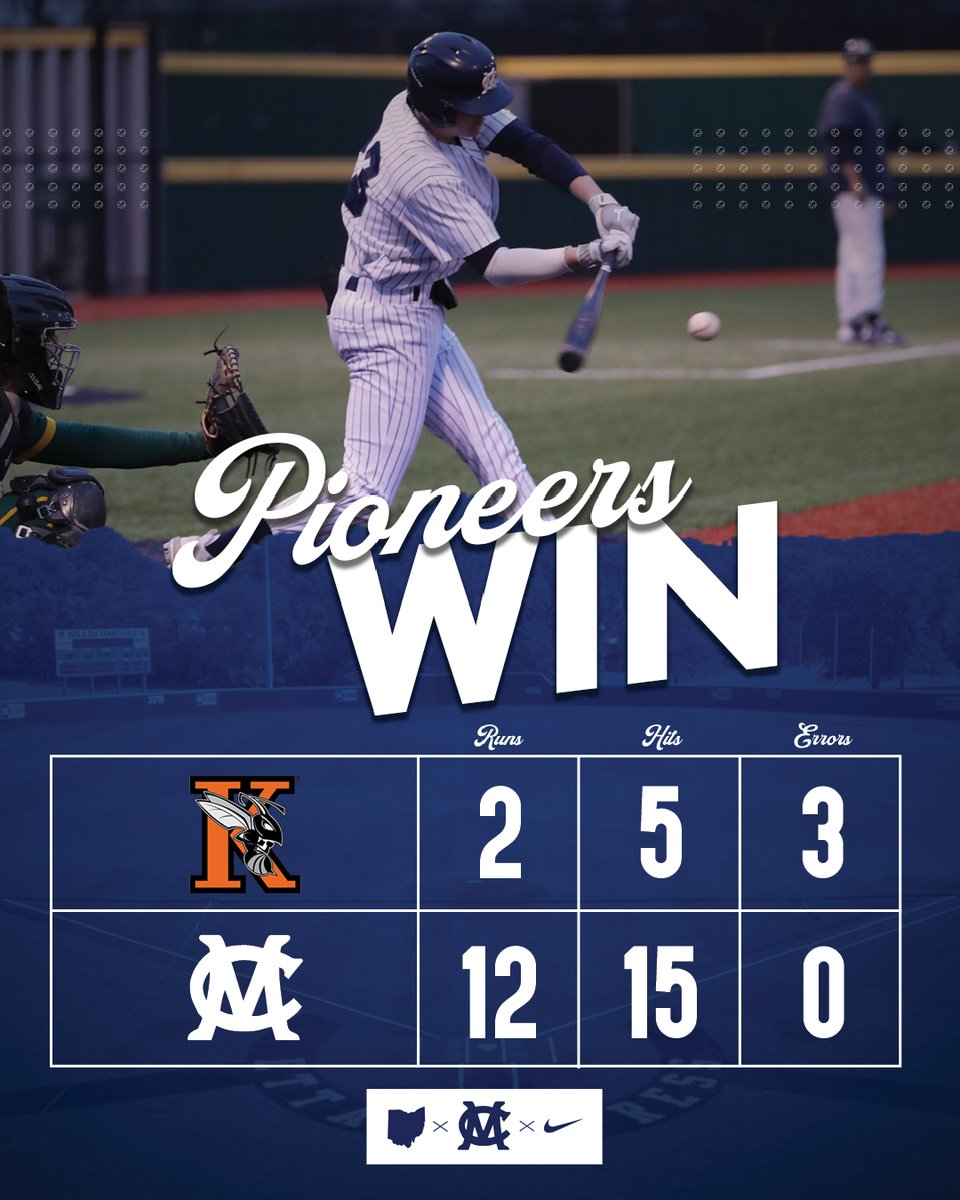 6th straight win tonight. Zach Marzets with 5 shutout innings of relief gets the win. Nick Bonnizzio and Matt Busby with 3 hits each. Play Johnson &amp; Wales tomorrow at 3:15 pm. #EttaExpress #PioNation #d3baseball