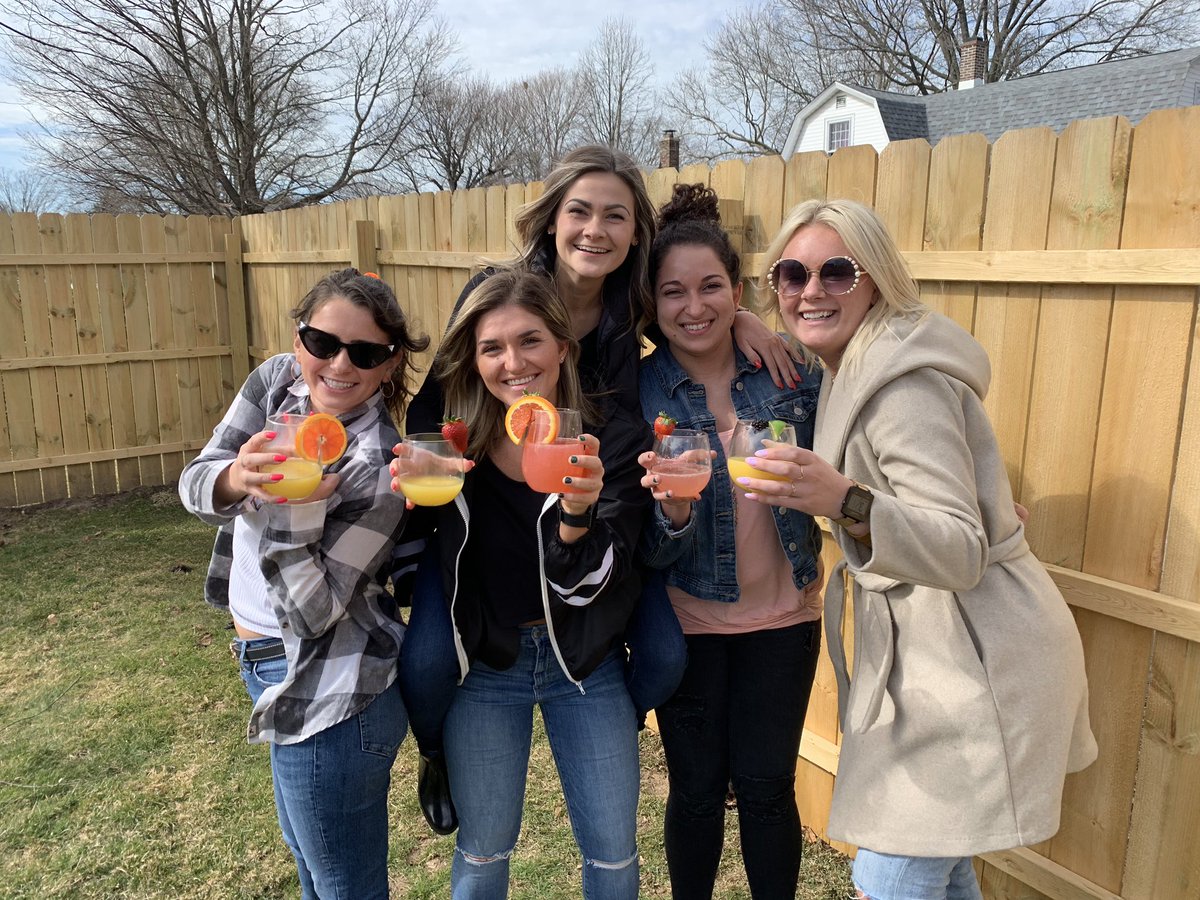 KayComp's tweet photo. The last social thing I remember doing before lockdown began 3 yrs ago was having homemade boozy brunch with my gf’s🤍🥂 https://t.co/BNKS3xnq0Z