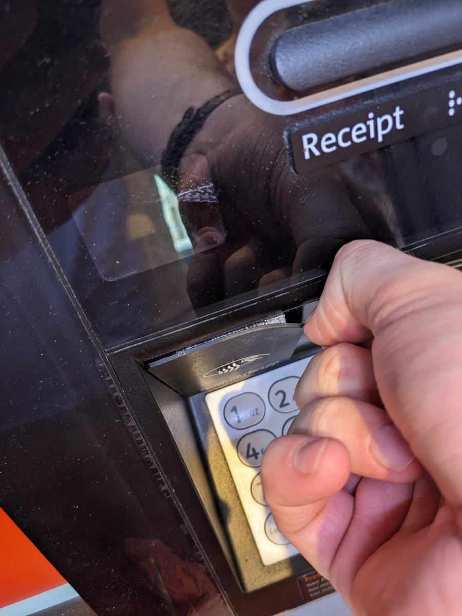 DonleMasque's tweet photo. @NAB why does the South Yarra ATM look like someone's stuck a card skimmer on it? https://t.co/8VQxEg47yk
