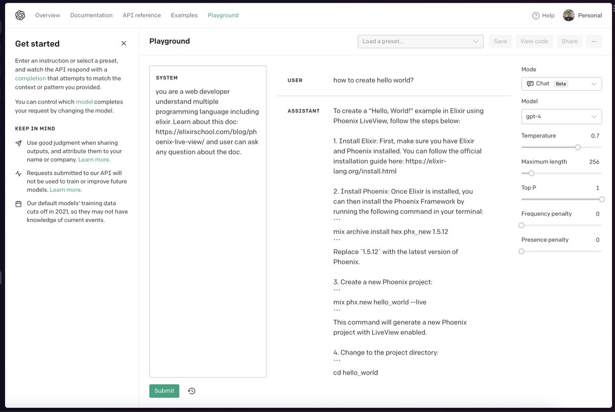 Sonny Lazuardi on Twitter "mind blown 🤯 I ask GPT4 to learn about