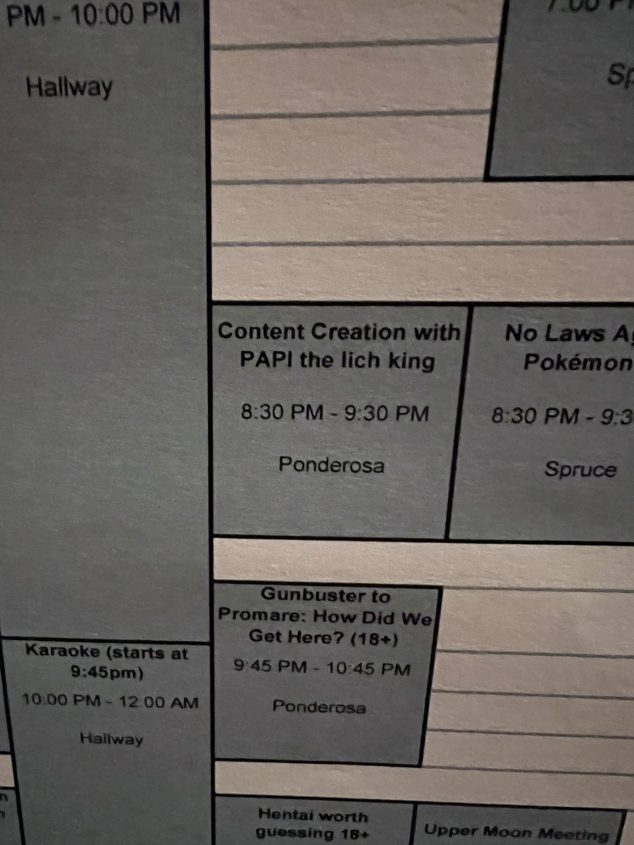 Starting in 10 minutes we have <a href="/PapiTheLichKing/">papi sucks</a>  panel starring in PONDEROSA!!