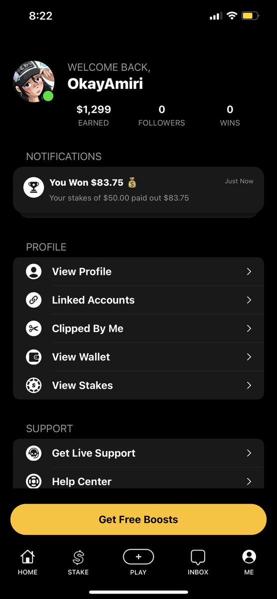 1/1 on the day and otw to 3k earnings☺️