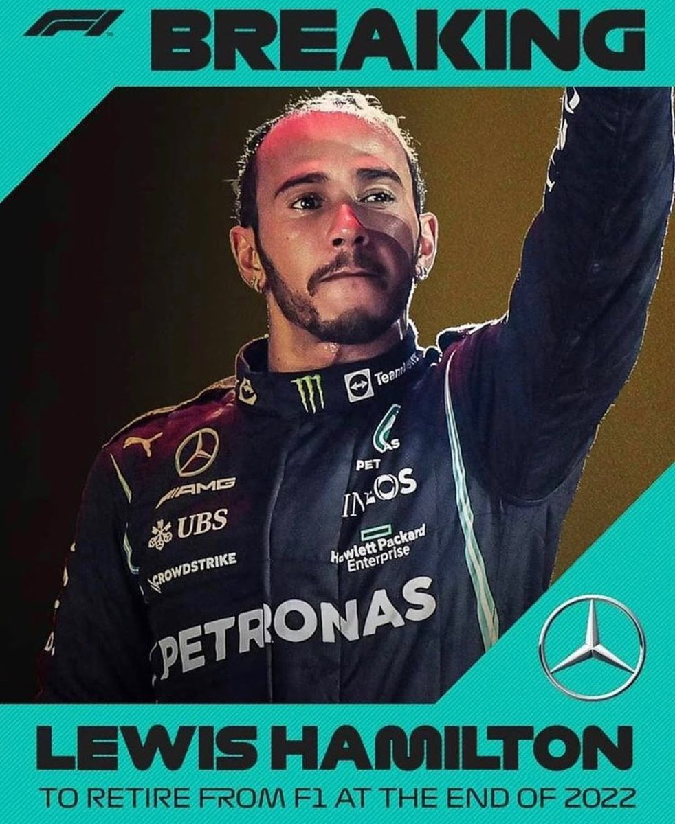 RT @goateddutchman: Lewis Hamilton announces shock retirement.

#F1 https://t.co/GQ2ScrcNyk