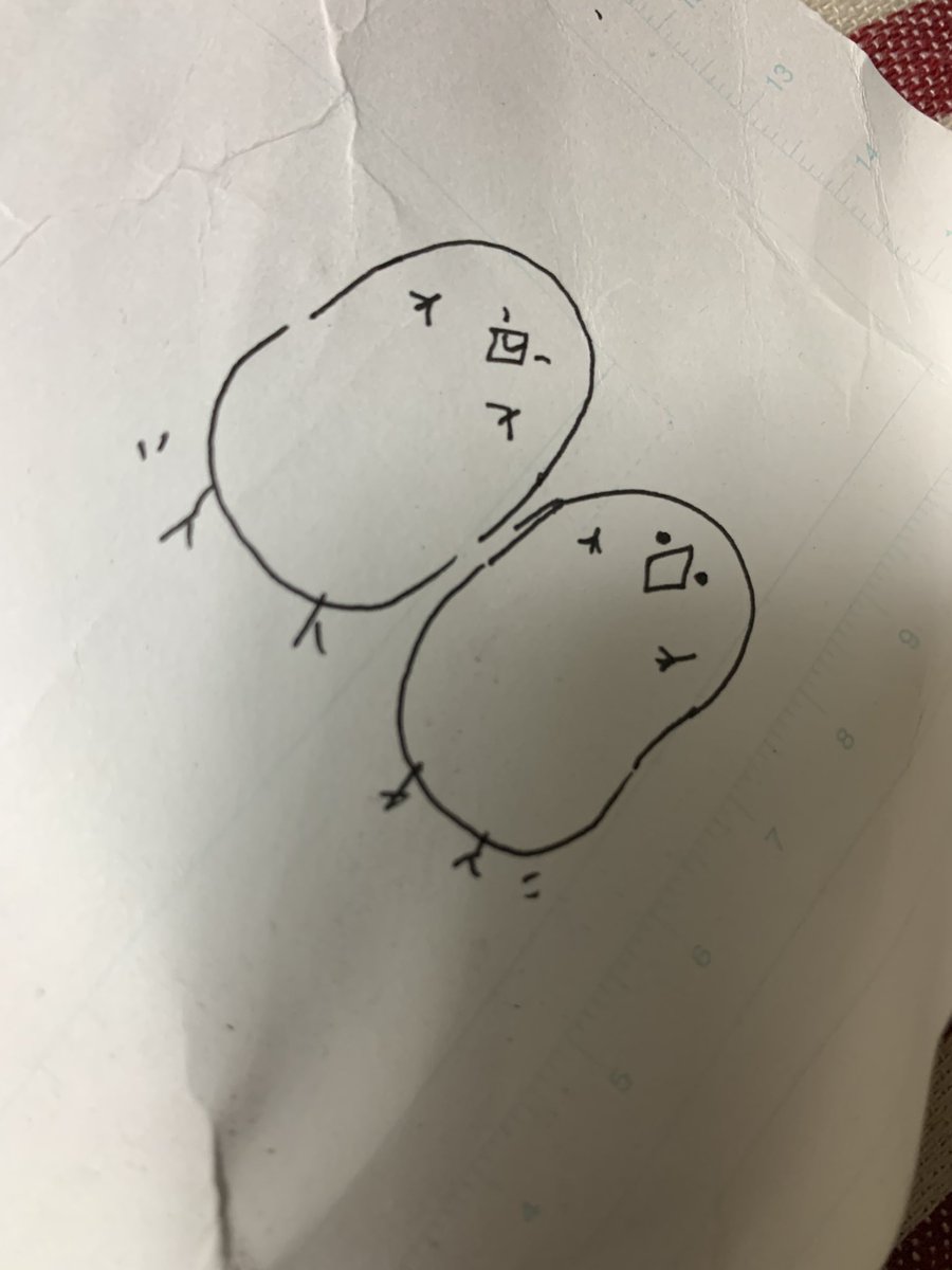 楽描き出てきた。かわゆい。 