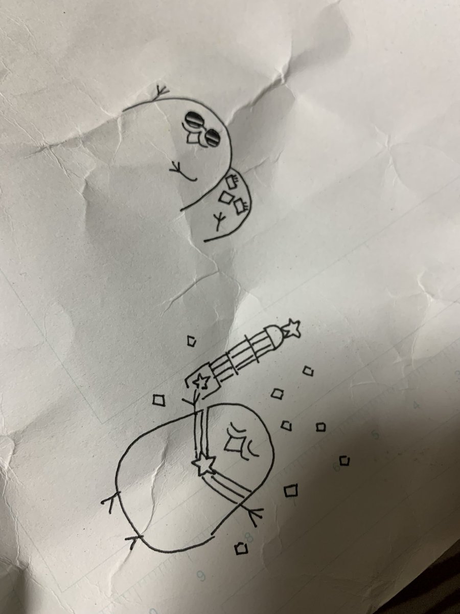 楽描き出てきた。かわゆい。 