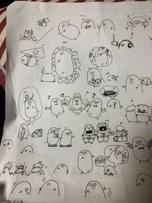 楽描き出てきた。かわゆい。 