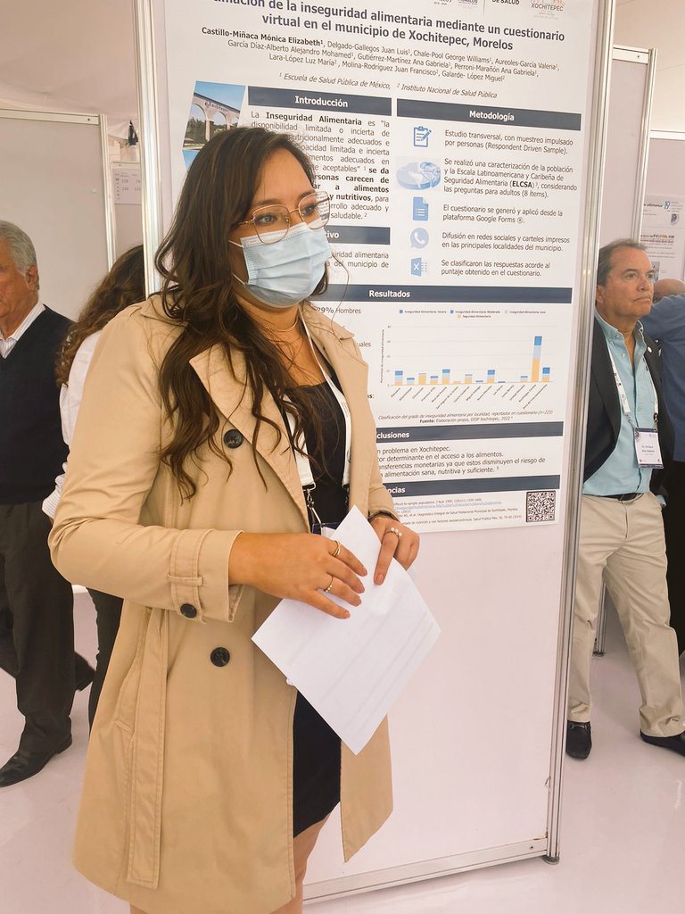 monicastillo74's tweet photo. #19CONGISP Presentación de cartel: "Estimación de la inseguridad alimentaria mediante un cuestionario virtual en el Municipio de Xochitepec, Morelos". Parte de los 5 trabajos presentados en el congreso por el equipo del DISP Xochitepec
Muy feliz por ser parte de este equipo https://t.co/2fHIH2q7CQ