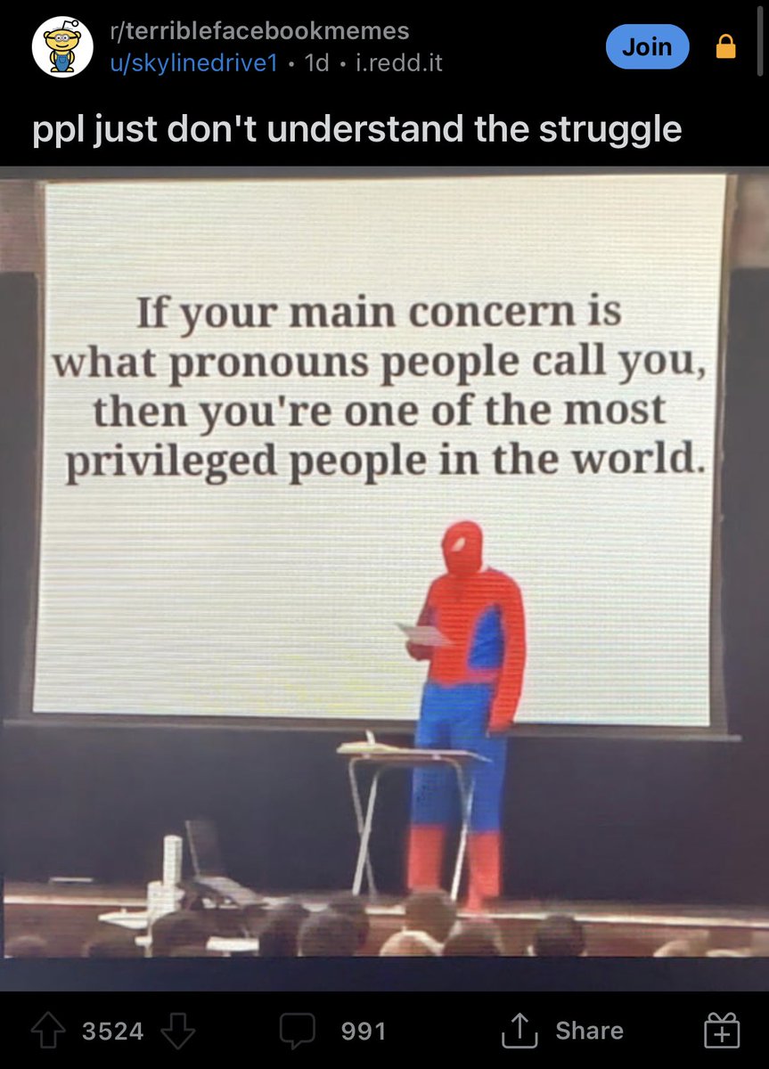 reddit_lies's tweet image. Day 4,941 of r/TerribleFacebookMemes getting upset at true statement.