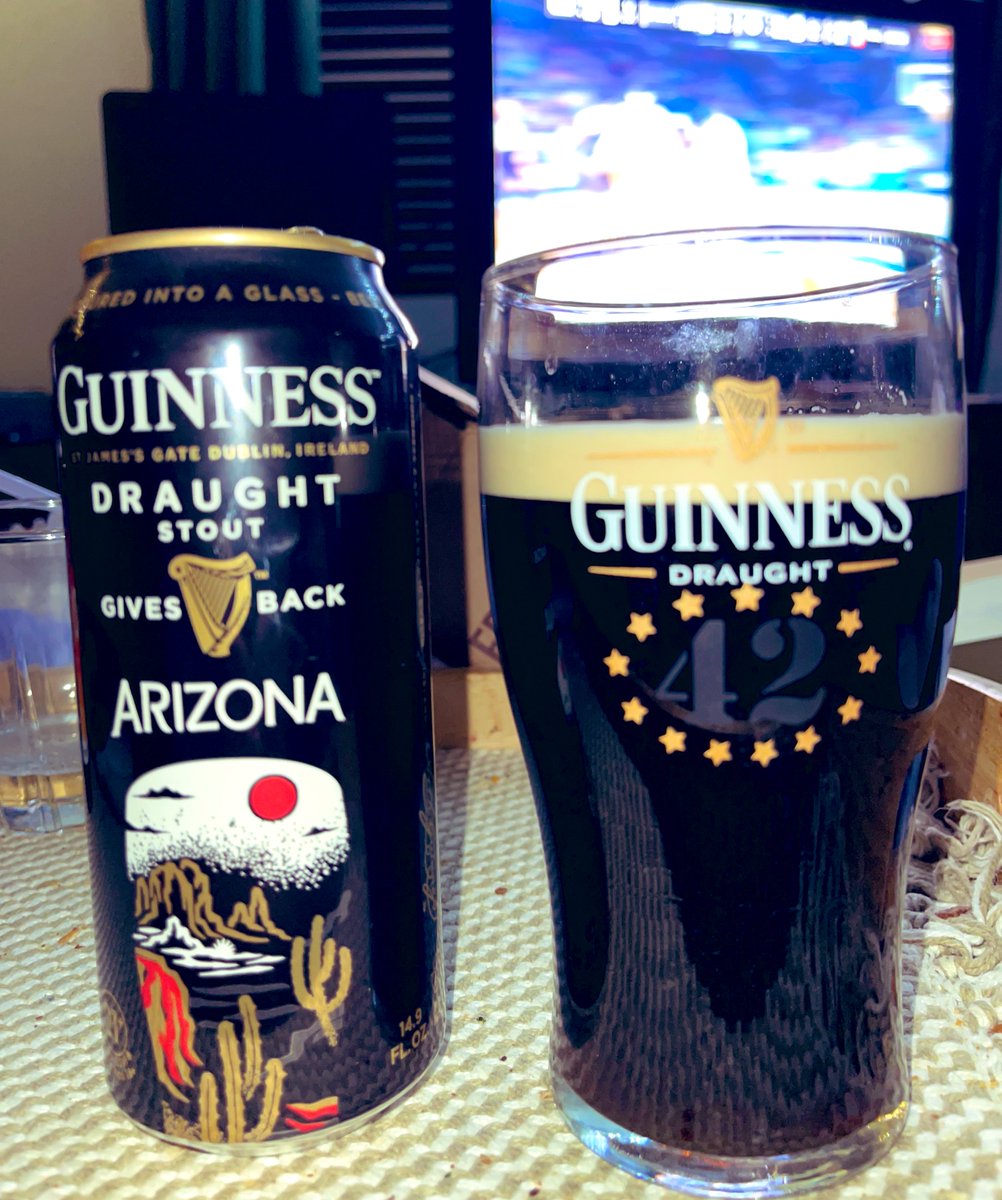 andrewtaylor09's tweet photo. Just got home from work and it’s officially St. Paddy’s Day!! 😈🔱🏀☘️@GuinnessUS and @SunDevilHoops time!! #GoDevils #ForksUp #MarchMadness #Sláinte #PT42 #Pints4Pat #PintsForPat 
(@TimHealeyASU &amp; @K_Dodd3 📻: https://t.co/Y8uahTWHVj @screspin02) @baldspartan https://t.co/BHg9rtpwc8
