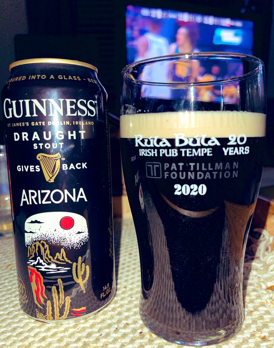 andrewtaylor09's tweet photo. Just got home from work and it’s officially St. Paddy’s Day!! 😈🔱🏀☘️@GuinnessUS and @SunDevilHoops time!! #GoDevils #ForksUp #MarchMadness #Sláinte #PT42 #Pints4Pat #PintsForPat 
(@TimHealeyASU &amp; @K_Dodd3 📻: https://t.co/Y8uahTWHVj @screspin02) @baldspartan https://t.co/BHg9rtpwc8