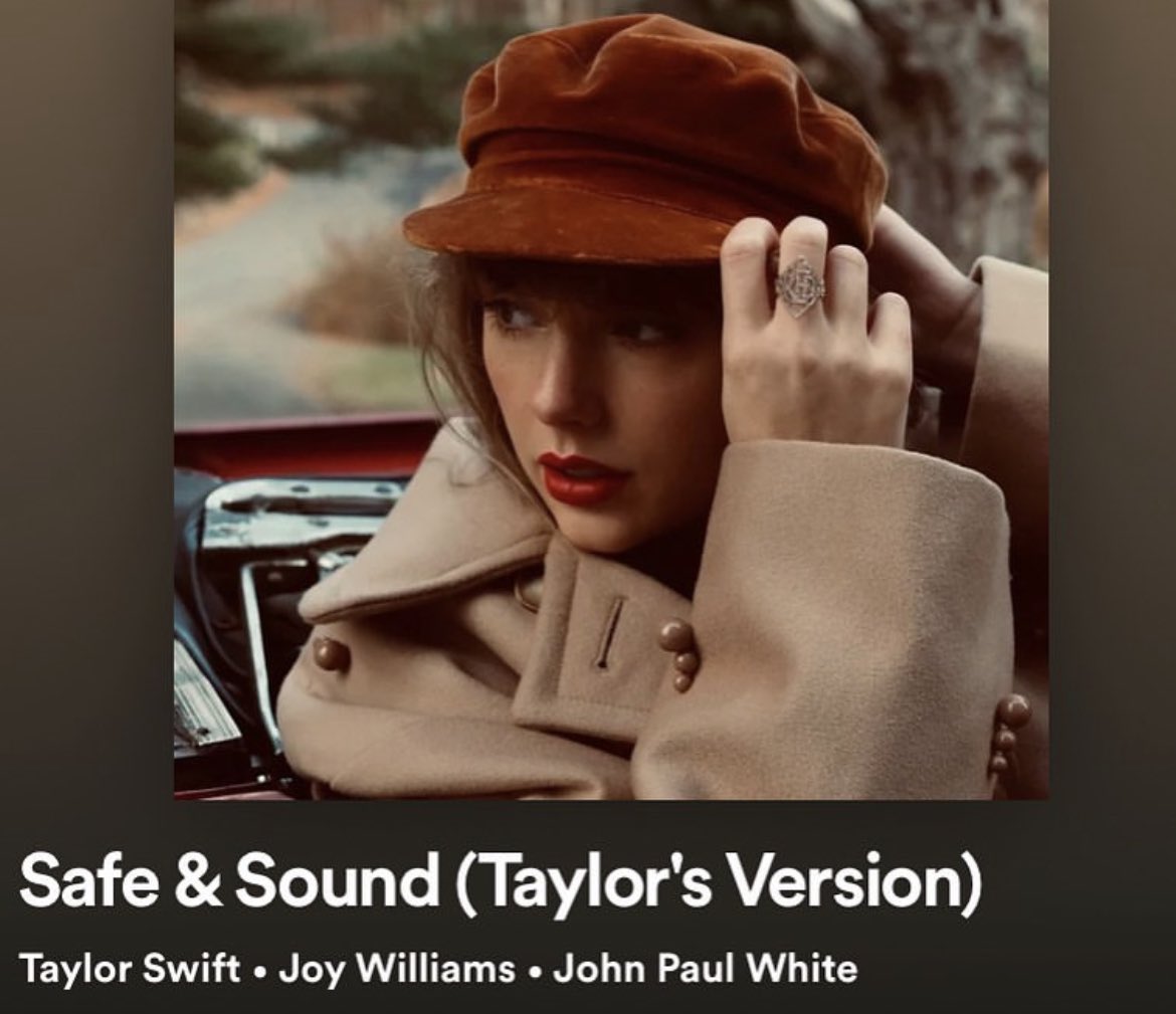 johnpaulwhite's tweet photo. A thank you is in order to @taylorswift13 for asking me to be a part of the re-recording of Safe and Sound. I’m very proud of this work with her, Joy, and @BoneBurnett. Definitely a life changer, and a moment worth revisiting. https://t.co/bWDPiw4D9d