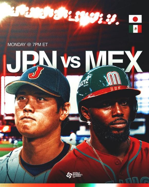 Cosmos_Crypto24's tweet photo. The stage is set for a thrilling showdown as #Mexico gears up to take on #Japan  in the #WorldBaseballClassic semifinals ⚾🤩

Don't miss the action-packed match!😉 Try #sportsbetting here 💸👉https://t.co/WtuYOTLupQ

#WorldBaseballClassic2023 #web3casino #cryptocasino #metamask https://t.co/bdUSTl8t2Y