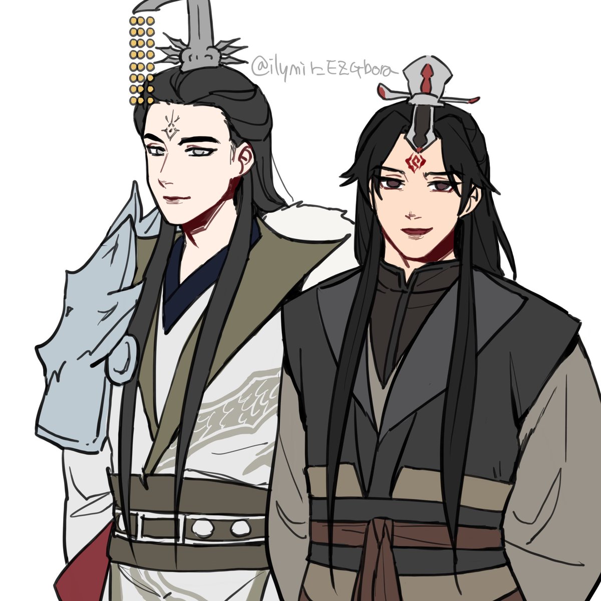 「TGCF + SVSSS) Heavenly Emperor and Demon」|BORA🧧junwupapaのイラスト