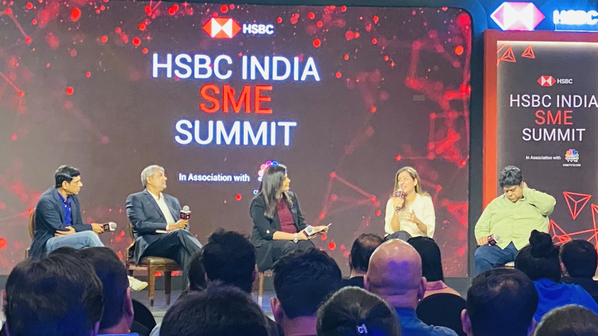 omprakash_tq's tweet photo. Attended the HSBC India SME Summit in Mumbai and came away feeling energized and inspired! It was great to hear from industry experts and entrepreneurs about the latest trends and strategies for SME businesses. 

#SMBusiness #Entrepreneurship #Networking #TechQu @TechQuOfficial https://t.co/UzIVGivrPr