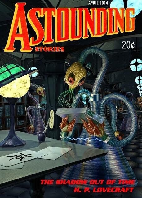 TomArdans's tweet photo. Remake of the Astounding Stories cover #theshadowoutoftime #yithian #HPLovecraft https://t.co/29T2atpVRV
