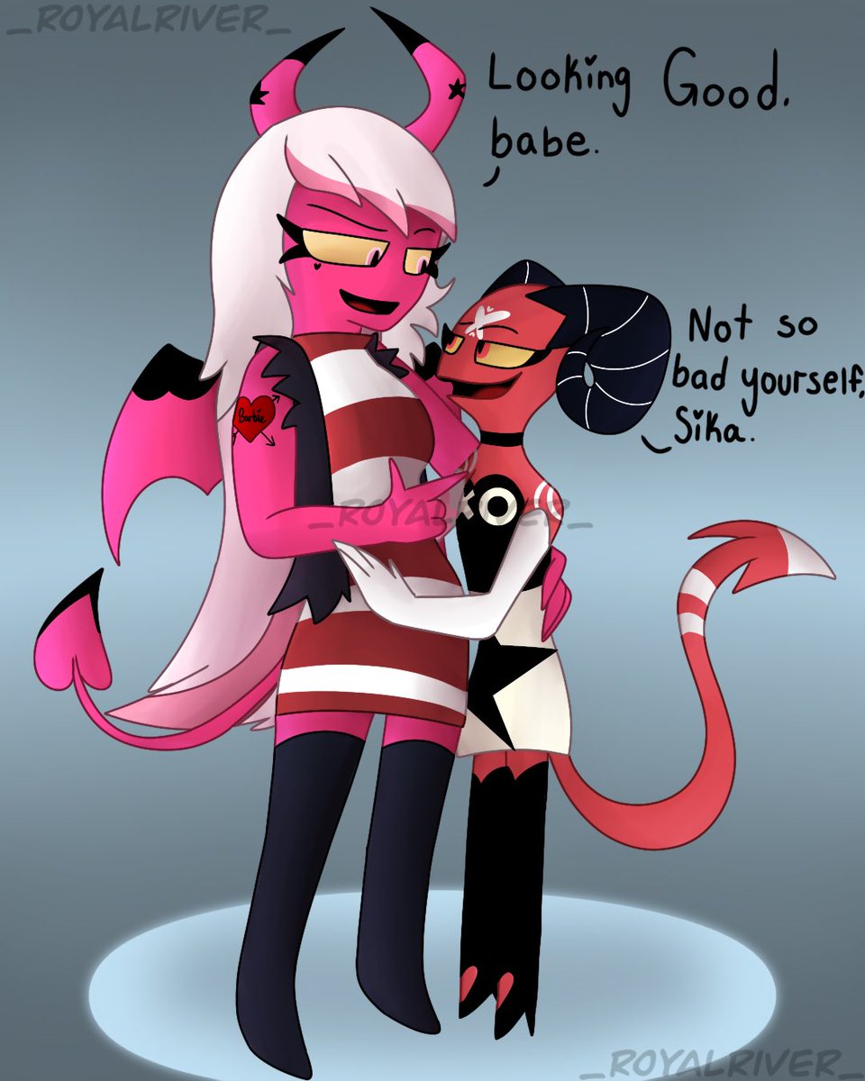 _royalriver_'s tweet photo. || Verbie Week - Day 4 - Clothing Swap ||

|| Not Sure How To Feel About This One But Whatever <3 ||

|| #VerbieWeek2023 #VerbieWeek #Verbie #VerosikaMayday #BarbieWire #HelluvaBossVerbie || https://t.co/rT4heEUXZE