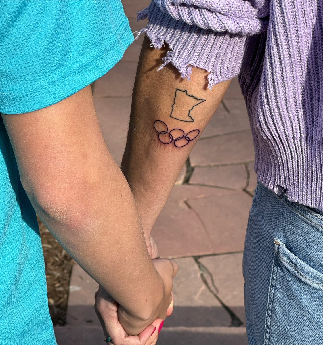 For the past year my son has been encouraging me to get an Olympic rings tattoo. A few weeks ago he said, “mom, you should be so proud- it’s a big deal!”

Today I got the rings- 15 years after I became an Olympian. Thankful for Colt who has helped me see my past differently. ❤️