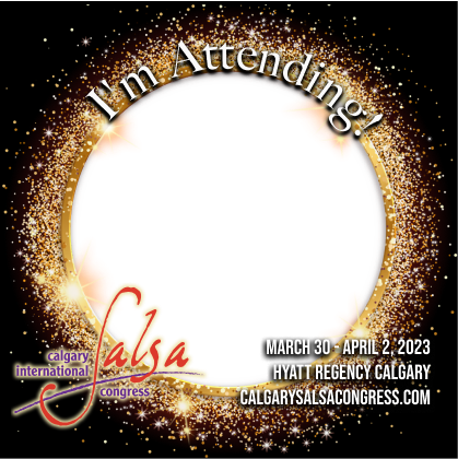 CalgarySalsaCon's tweet image. The Calgary International Salsa Congress is quickly approaching! 💥 Whether you're teaching, performing, judging, dj-ing or attending,  we've created custom profile frames for you to celebrate the CISC together with us! Check it out here: 
🔥 twb.nz/calgarysalsaco… 🔥