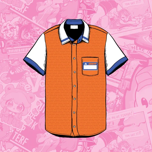 as the KFP rep in studio nekomata I shall promote it! designed this amazing button downs  and I did the cap so check them out  