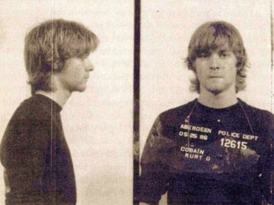 crockpics's tweet photo. Kurt Cobain was arrested by Aberdeen, Washington police in May 1986, for for spray painting the phrase “ain’t got no whatchamacallit” on vehicles. https://t.co/MFAnYB1PuQ
