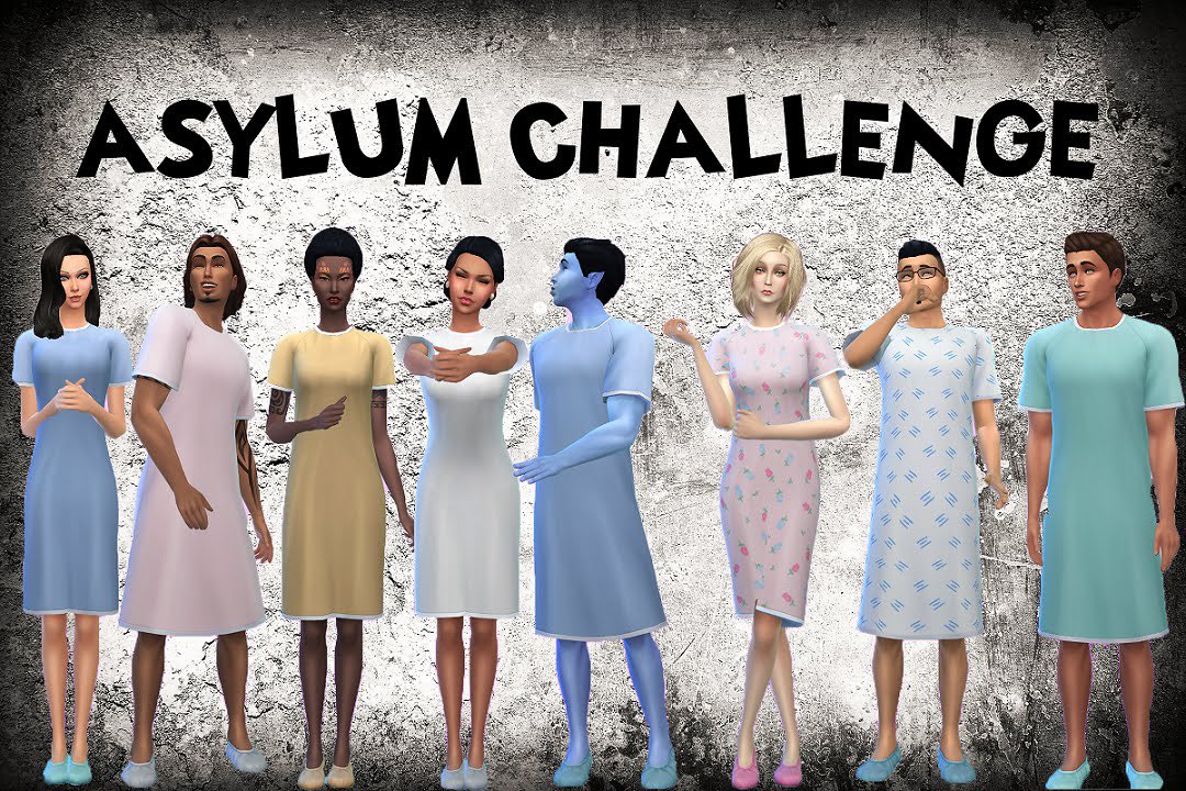 Asylum Challenge it is! Just created the patients, now time for me to build the Asylum 🤪😵‍💫💀 who’s going to tune into my brand new #sims4 challenge series? 
#ts4 #asylum #ts4cc #thesims #challenge #twitchstreamer #girlstreamer #TwitchAffilate #girlgamer #playthrough