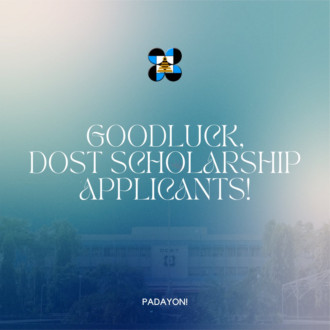 acsci_sslg's tweet photo. Goodluck to all DOST Scholarship Exam Takers! 🌟

To our aspiring scholars, we wish you all the best in acing the examinations 💞 Your ACSci family believes in you 🥰

Aim high, ACSci 💫 https://t.co/V7pGzLhtK5