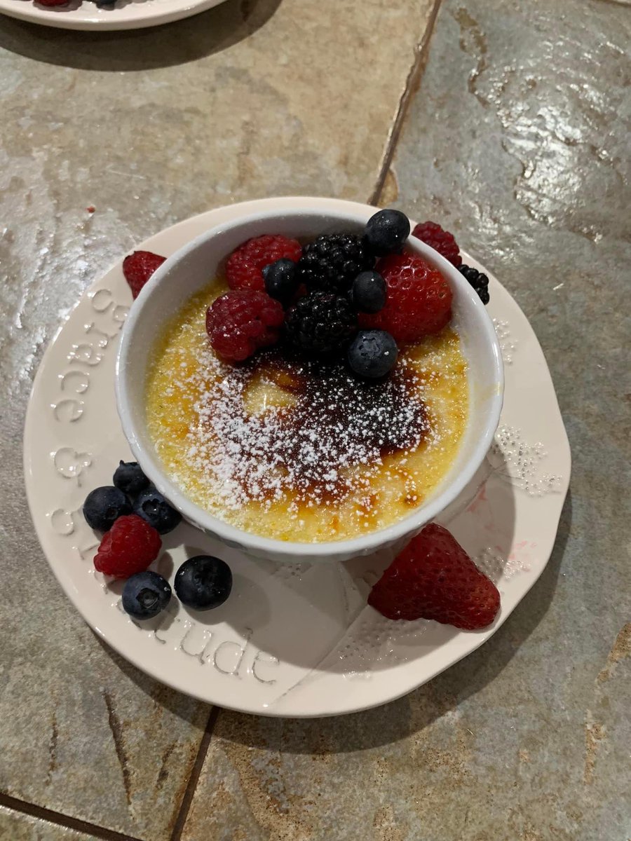 TravelAgentAmy's tweet photo. @GordonRamsay my husband’s food tastes as good as it looks.  Tonight was a salad, pistachio crusted rack of lamb, scallops, roasted vegetables, and creme brûlée. https://t.co/Mm9hMVpQPL