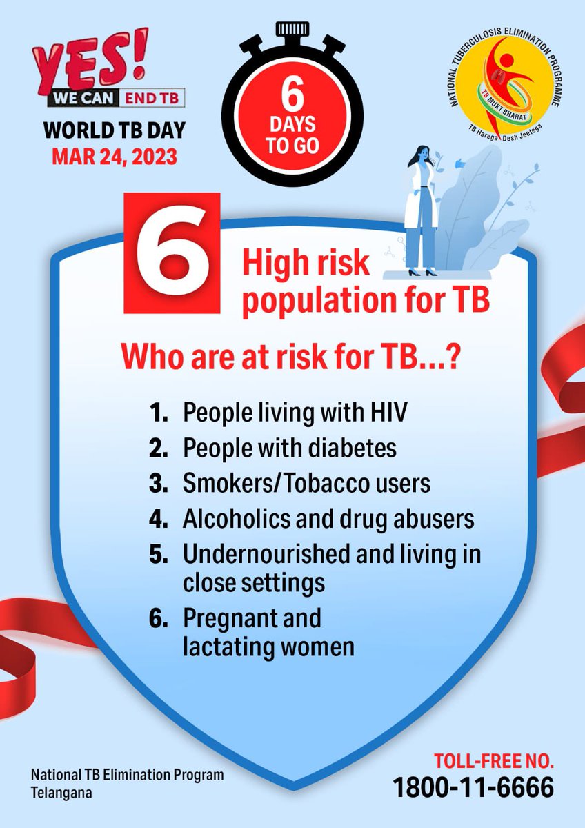 TS.NTEP (@tsrntcp) on Twitter photo #yeswecanendtb #24thmarch #worldtbday #TBMuktBharat
#endtb <a href="/BRSHarish/">Harish Rao Thanneeru</a> <a href="/drgsrao/">Dr. Gadala Srinivasa Rao</a> <a href="/MoHFW_INDIA/">Ministry of Health</a> <a href="/ts_health/">Health Minister Office, Telangana State</a> @DrTamilisaiGuv <a href="/ddgtb2017/">DDG - TB | #TBMuktBharat</a> <a href="/SwetaMohantyIAS/">Mohanty_Sweta</a> <a href="/TbDivision/">Central TB Division | #TBMuktBharat</a> <a href="/nishantjeph/">Dr Nishant Kumar</a> <a href="/TBHDJ/">TB Harega Desh Jeetega</a> <a href="/DrRaghuramRao/">Dr Raghuram Rao</a> #yeswecanendtb #24thmarch #worldtbday #TBMuktBharat
#endtb <a href="/BRSHarish/">Harish Rao Thanneeru</a> <a href="/drgsrao/">Dr. Gadala Srinivasa Rao</a> <a href="/MoHFW_INDIA/">Ministry of Health</a> <a href="/ts_health/">Health Minister Office, Telangana State</a> @DrTamilisaiGuv <a href="/ddgtb2017/">DDG - TB | #TBMuktBharat</a> <a href="/SwetaMohantyIAS/">Mohanty_Sweta</a> <a href="/TbDivision/">Central TB Division | #TBMuktBharat</a> <a href="/nishantjeph/">Dr Nishant Kumar</a> <a href="/TBHDJ/">TB Harega Desh Jeetega</a> <a href="/DrRaghuramRao/">Dr Raghuram Rao</a>
