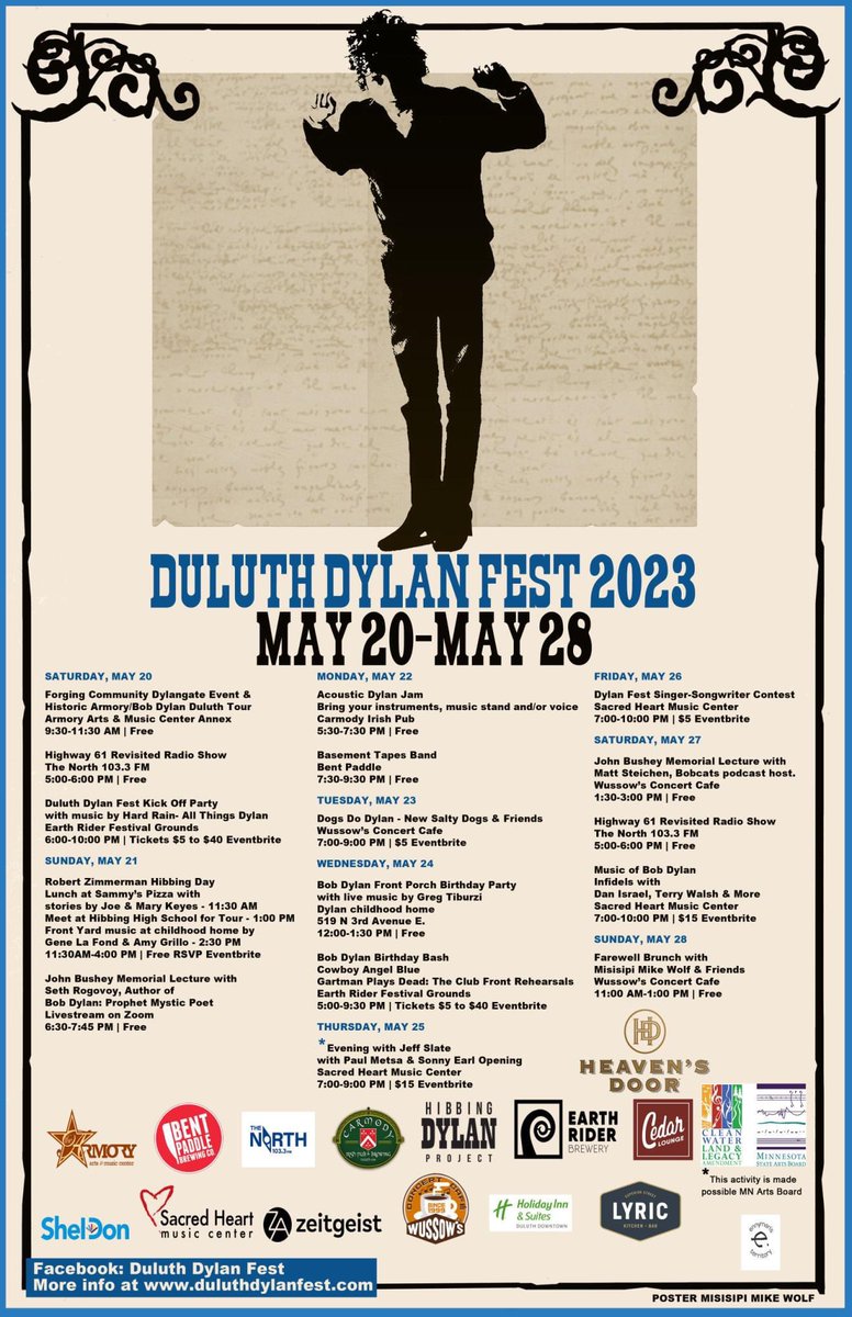 Duluth Dylan Fest tweet media