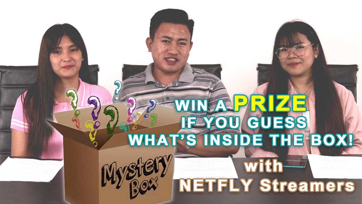 Hello mga ka Netfly watch out later at 6:00 p.m. on Netfly Facebook Page for a chance to win cash prices.Basta mahulaan niyo kung anong laman ng kahon.For more information tune in later 
see you all!
#Missionbase 
#netfly823